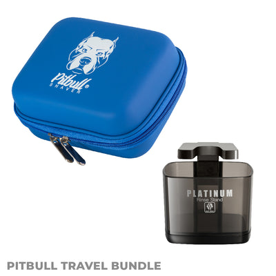 Travel Bundle including Pitbull travel case and platinum rinse stand black colour variant