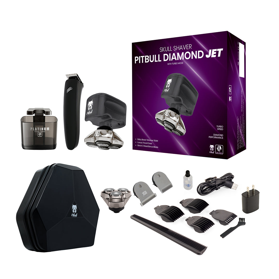 Pitbull Diamond Jet Head & Face Shaver | Ultimate Precision