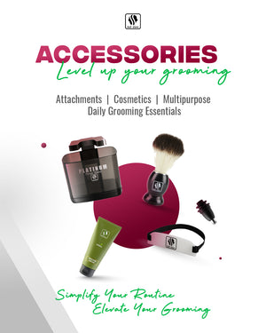 Pitbull accessories: Level up your grooming Attachments, cosmetics, multipurpose, and daily grooming essentials. Simplify your routine and elevate your grooming.Click here to explore Click here to explore Blades and Accessories category