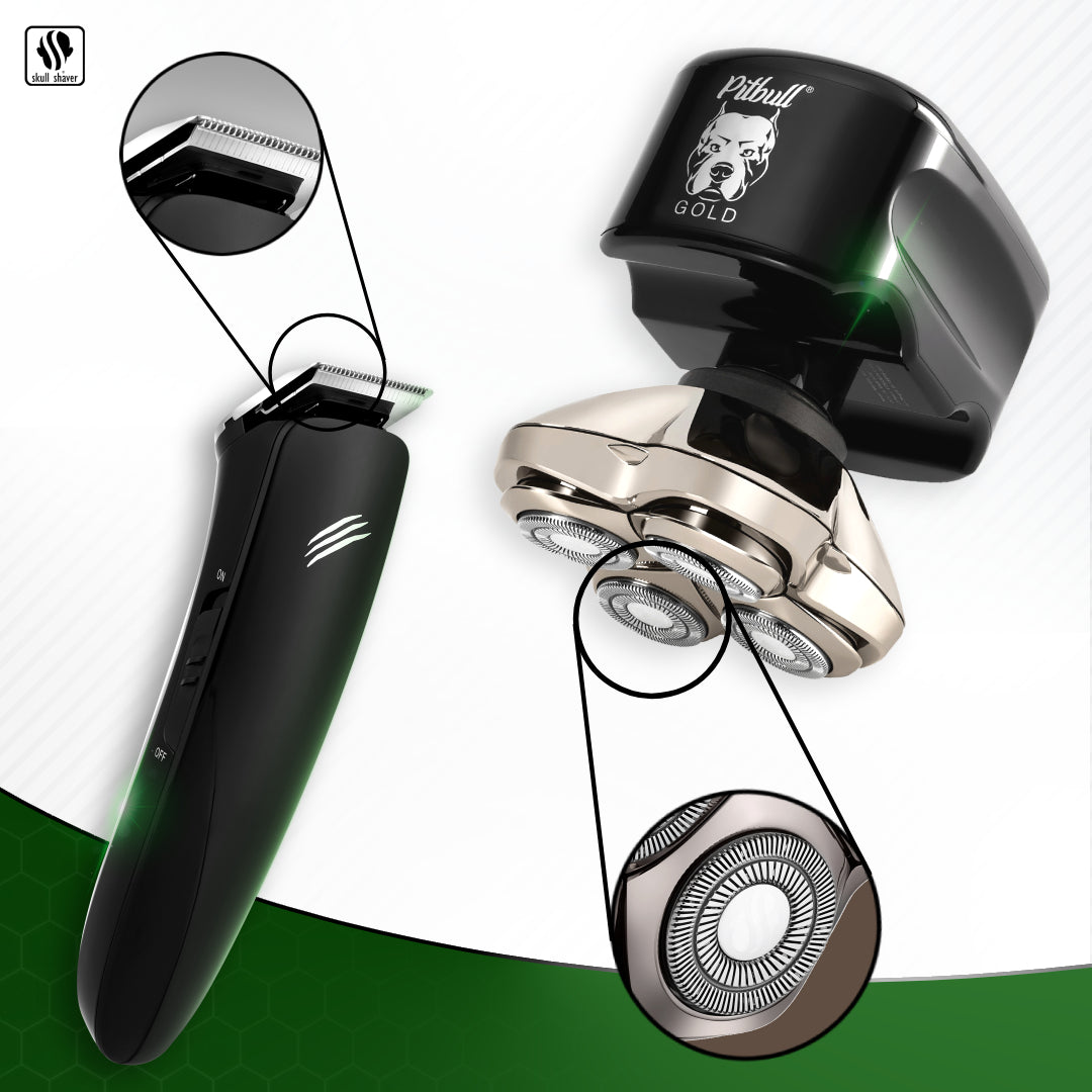 SkullShaver　Pitbull Gold Pro Pitbull Gold PRO Head and Face Shaver | USB charging cable