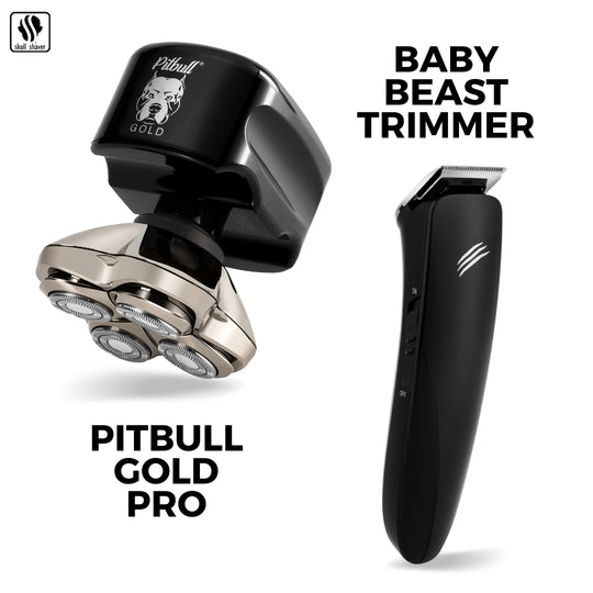 脱毛・除毛 Skull Shaver Pitbull Gold PRO Pitbull Gold PRO Head and Face Shaver | USB charging cable