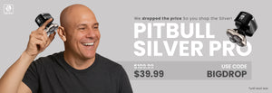“We dropped the price
So you shop the Silver!” The original price of $109.99 is slashed to $39.99 with a note to “USE CODE BIGDROP.” Product images of the shaver are shown on both sides, with a small note saying “*until stock lasts”.