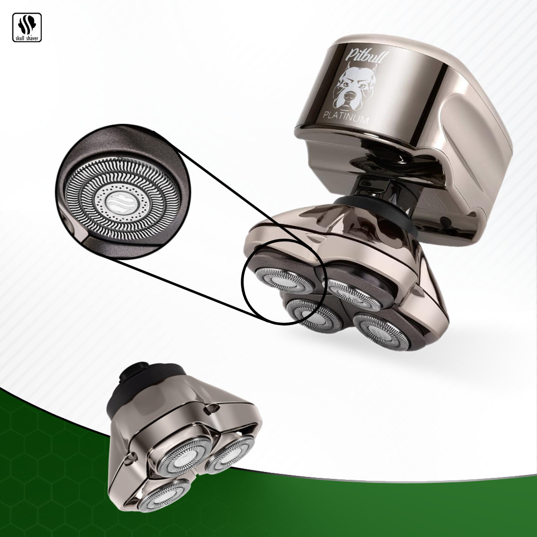 Pitbull Platinum PRO Electric Head and Face Shaver by Skull