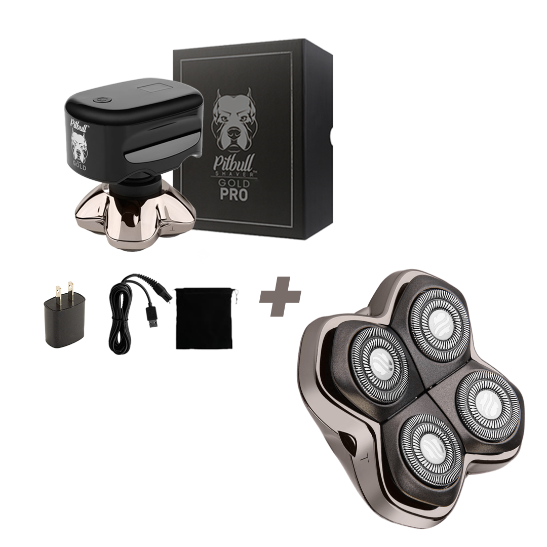 Pitbull Gold PRO Head and Face Shaver | USB charging cable Pitbull Gold PRO Head and Face Shaver | USB charging cable