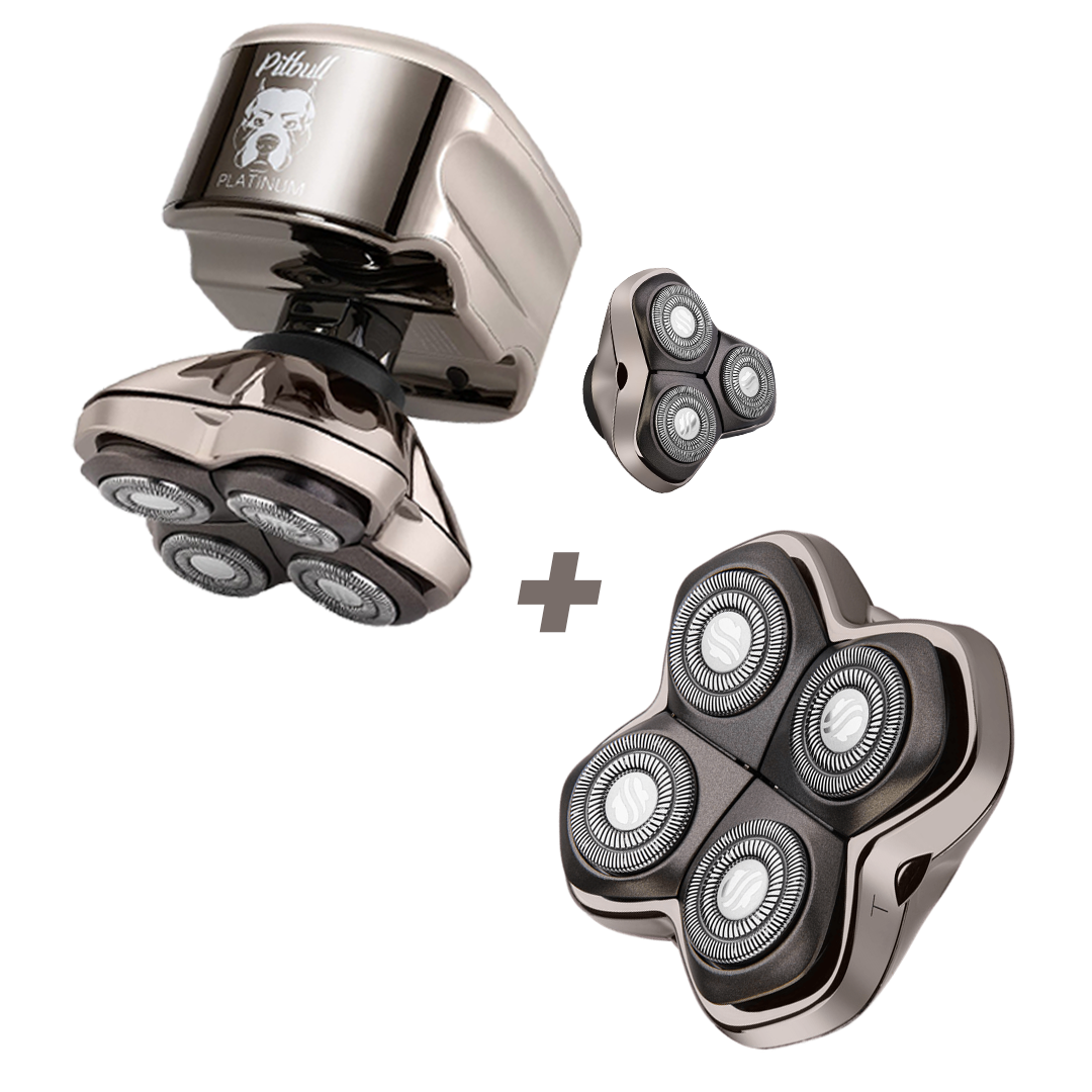 Pitbull Platinum PRO Head & Face Shaver | Skull Shaver