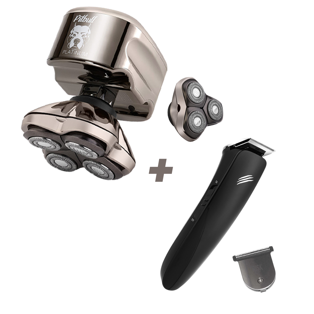 「Skull Shaver Pitbull Platinum PRO PX5」 Skull Shaver Pitbull Platinum PRO PX5 with Bonus Blade