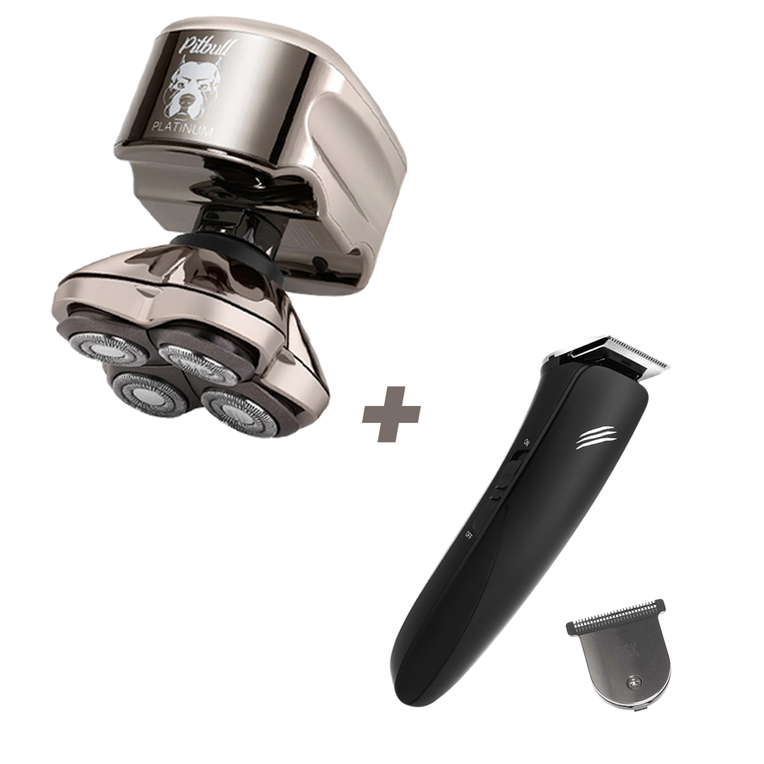 Pitbull Platinum PRO PX5 Head and Face Shaver | 2025 Version (with