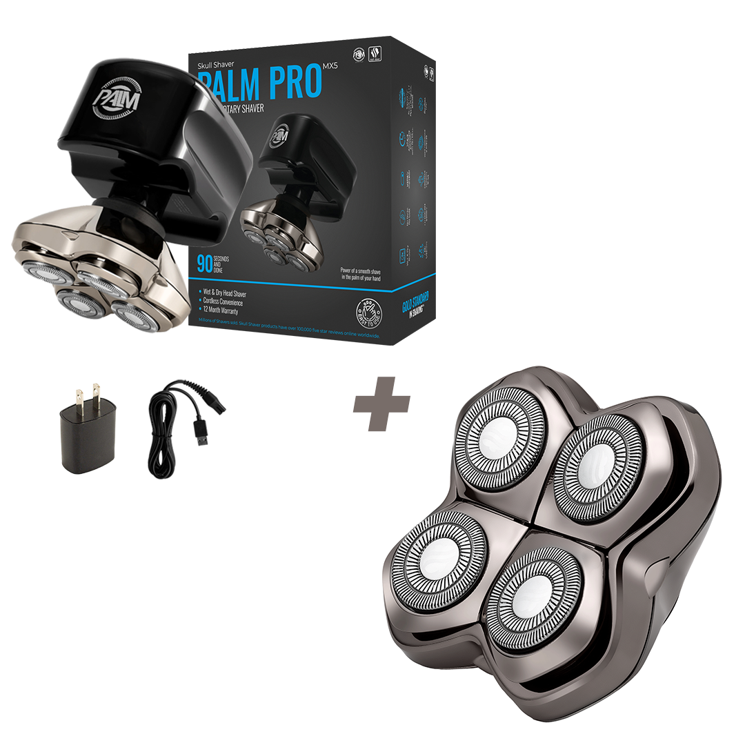 Palm MX5 Head & Face Shaver | 2025 Version | Upgraded with PRO 4