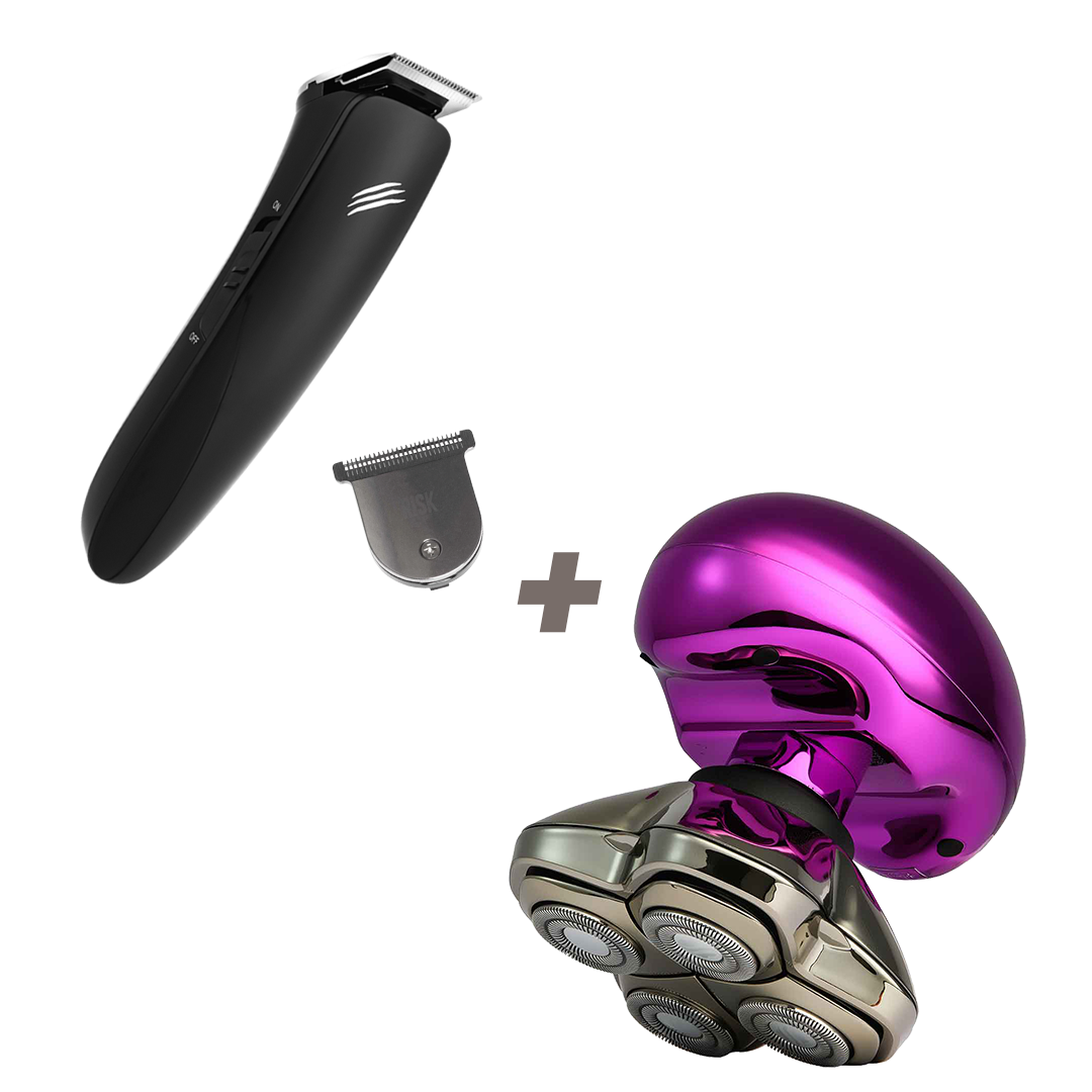 Baby Beast Trimmer PRO with Risk Blade | 4 Comb Attachments included ...