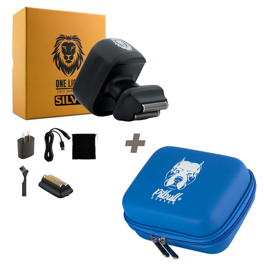 One Lion Silver PRO Foil shaver | Two foil options: Standard and