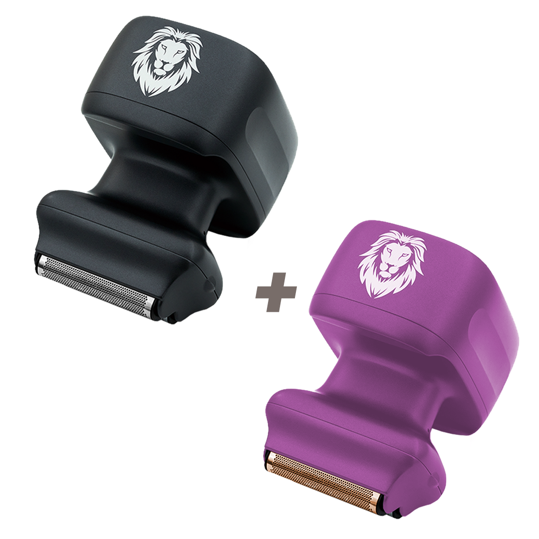 One Lion Silver PRO Foil shaver | Two foil options: Standard and