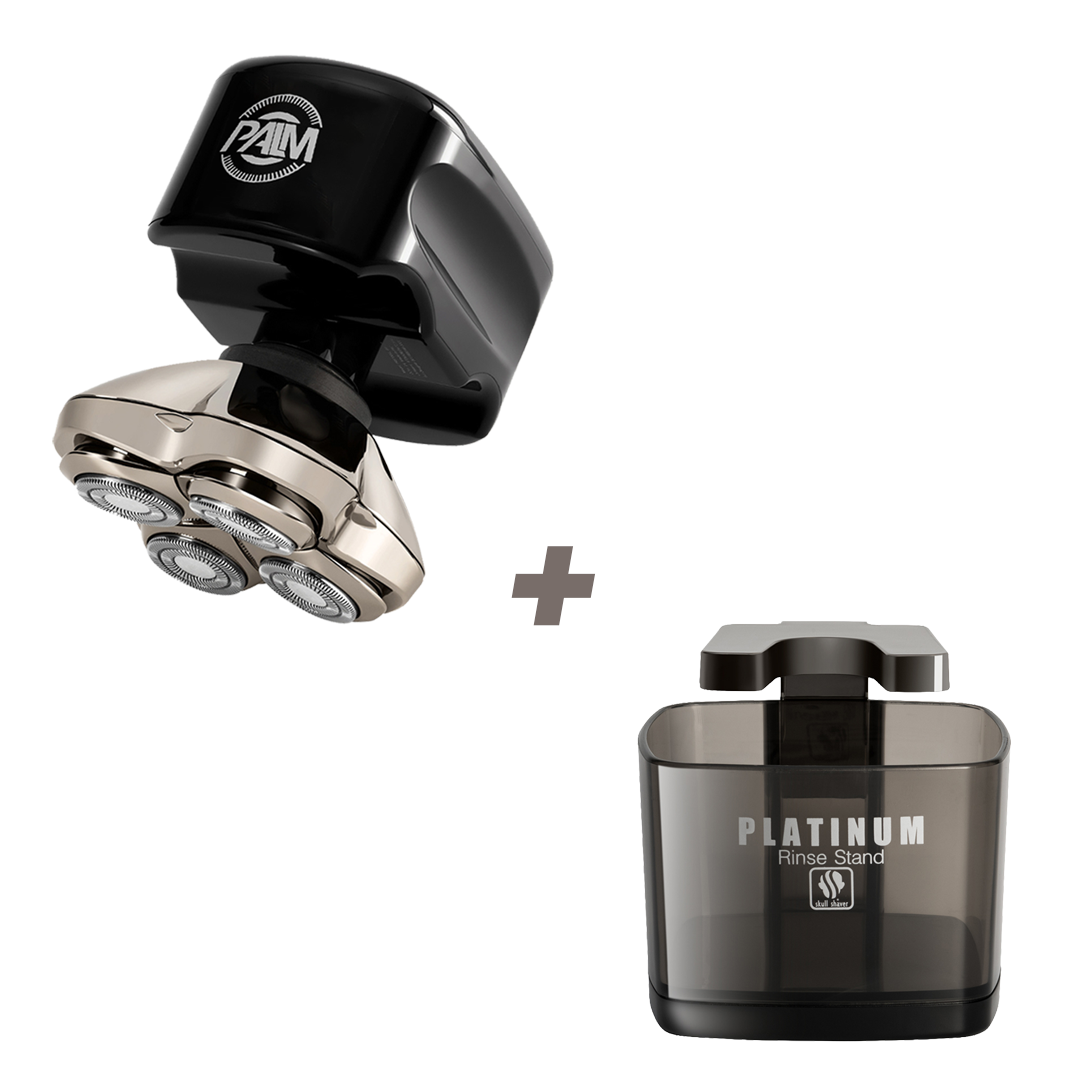 Best Palm Razor Palm MX5 Head & Face Shaver | 2025 Version | Upgraded with PRO 4-Head ...