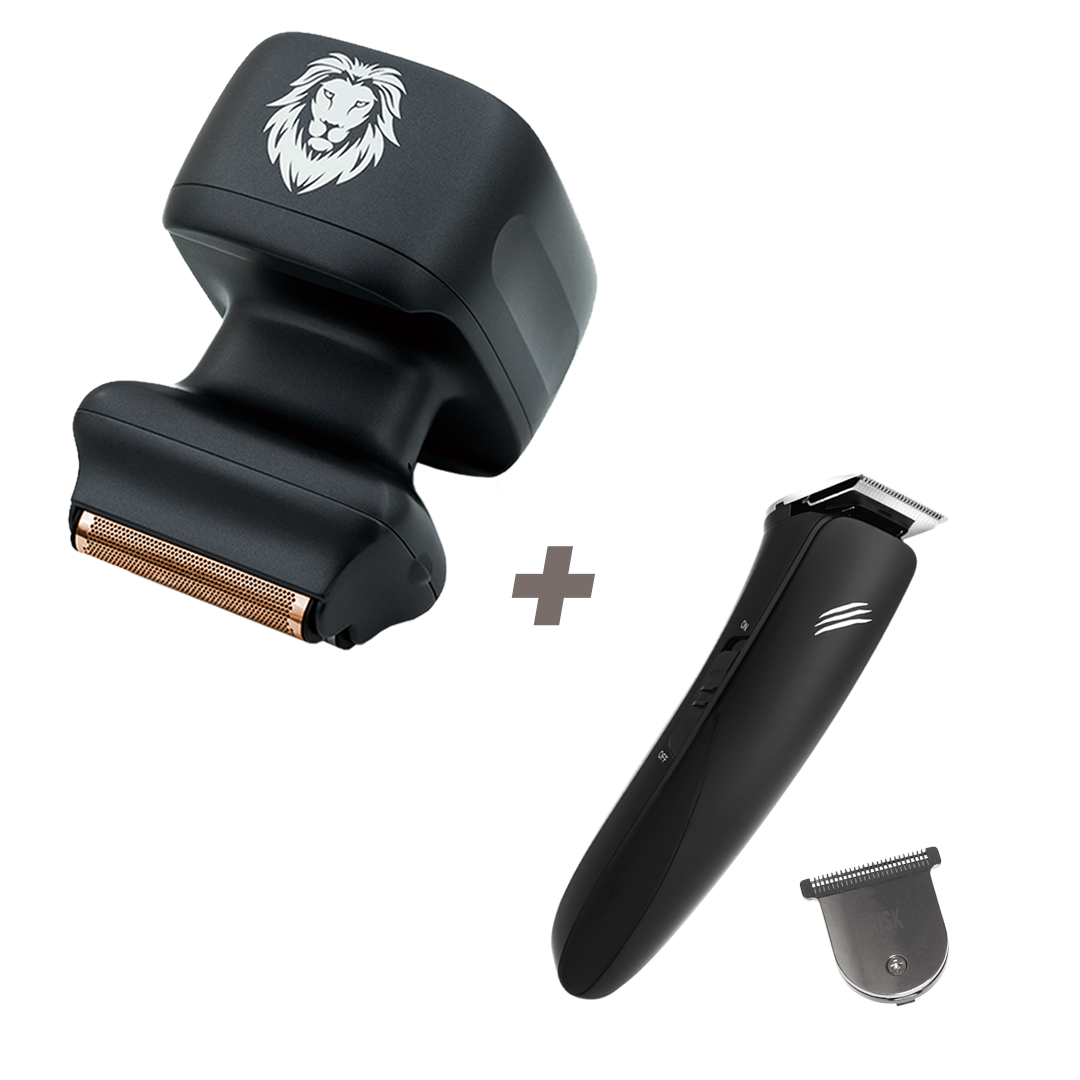 One Lion Gold PRO Foil shaver | Two foil options: Standard and Sensiti ...
