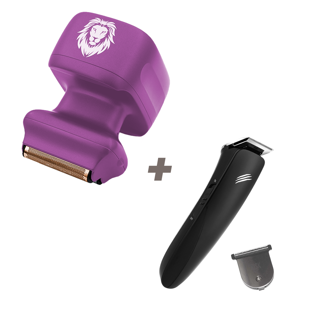 One Lion Purple PRO Foil shaver | Two foil options: Standard and Sensi ...