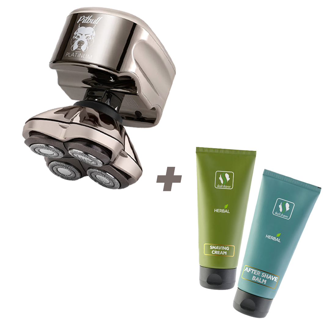 Pitbull Platinum PRO Electric Head and Face Shaver by Skull Shaver