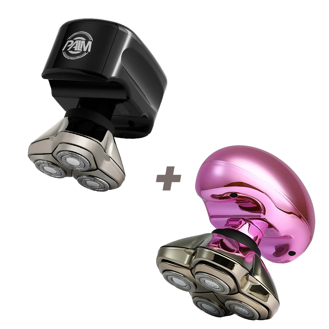 Palm Head & Face Shaver | USB charging cable included – Skull Shaver