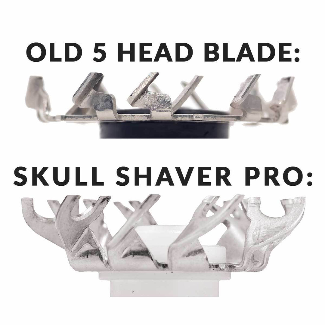 Replacement Blades (4x/8x) For Pitbull Skull Shaver – Fits Platinum, Gold, Silver, Butterfly
