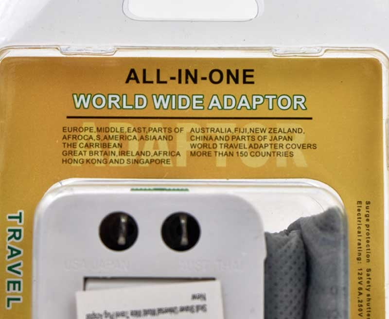 World Wide Travel Plug Adapter is all-in-one adaptor